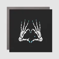 Skeleton Hand Classic Halloween Car Magnet