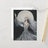 Dancing Under the Full Moon Postcard