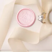 Monogram Ampersand And Symbol Elegant Wedding Wax Seal Stamp