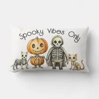 Spooky Vibes Only Throw Pillow