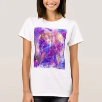 Bulldog Mixed Media T-Shirt