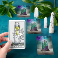 Cosmic Gemstone and Glass \|/ Universe Art Tarot