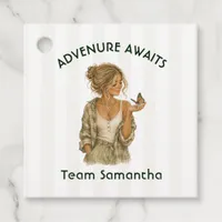 Adventure Awaits Outdoorsy Bachelorette Weekend Favor Tags