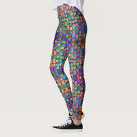 Honeycomb Kaleidoscope  Leggings