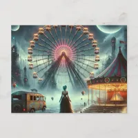 Steampunk Sci Fi Carnival Postcard