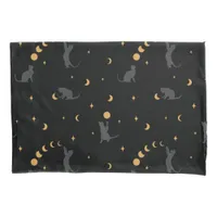 Cats and Moon Phases Pillowcase