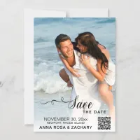 *~* WEDDING SAVE the DATE  - Website QR  AR6 Magnetic Invitation