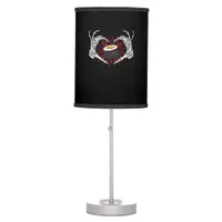 Skeleton Hand Heart Lazy - Halloween Costume Sushi Table Lamp