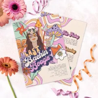 Groovy 70s Bachelorette Weekend ID929 Invitation