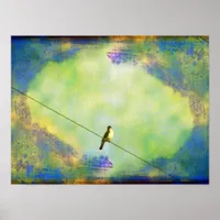 Bird on Wire Poster