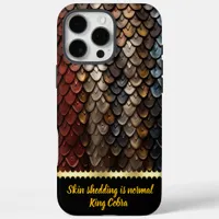 Vibrant snakeskin patterns in nature iPhone 16 pro max case