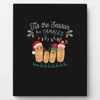 Tis Season For Tamales Mexican Christmas Modern Plaque