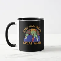 Halloween  Trumpkin Tri-Blend Mug