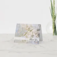 White Carnation Floral Thank You