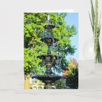 Fountain in Pella, Iowa Card