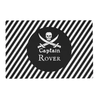 Personalized Pirate Captain Placemat