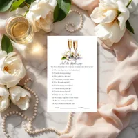 Pearls and Prosecco Bridal Shower Memory Game