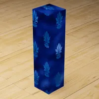 Royal Blue and Silver Wine Box