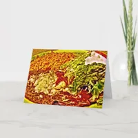 Yummy Mexican Food Card