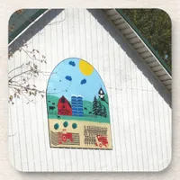 A Fun Barn Quilt Beverage Coaster