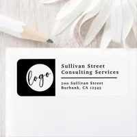 Add Your Logo Business Return Address Label