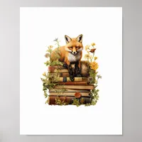 Cottagecore Aesthetic With Book Cute Goblincore Cr Poster