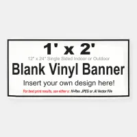 1' x 2' Design your Own Banner