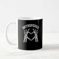 Orthopedics Skeleton Hand Heart Ortho Nurse Rn Cre Coffee Mug
