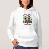 Have a Hoppy Christmas | Frog Pun Hoodie