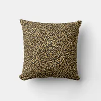 Leopard Print Throw Pillow