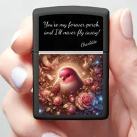 Magical Rosy-Faced Lovebird in a Dreamland Zippo Lighter