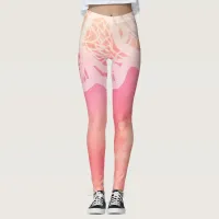 *~* Wild Woman Watercolor Lace Leggings