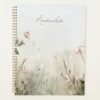 Dreamy Scene of Spring Flowers Planner