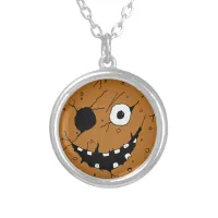 Evil Gingerbread Man Horror Movie Silver Plated Necklace