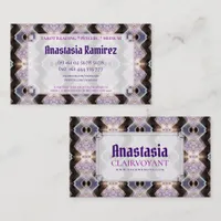 Purple Glow Sparkly Energy Business Cards