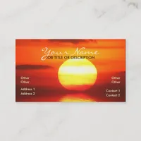 Solar Sun Business Card