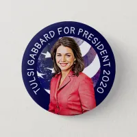 Tulsi Gabbard for Presidnet 2020 Election Button