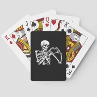 Skeleton Heart Hands Sign Halloween Costume Trendi Poker Cards