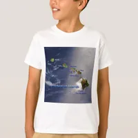 View of the Hawaiian Islands T-Shirt