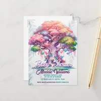 Magical Tree of Life Baby Shower Announcement