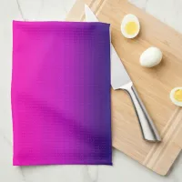 Spectrum of Colors Red Pink Purple Blue Kitchen Towel