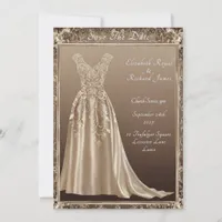 A Day to Remember Wedding Dress Invitation