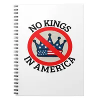 No Kings In America Retro Classic Notebook