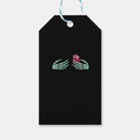 Halloween Skeleton Hands With Heart Classic Gift Tags