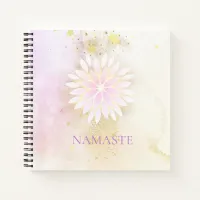 *~* Mandala Dahlia Pastel Lavender Peach AP2 Notebook