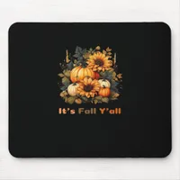 It’s Fall Y’all, Autumn, Fall Season Mouse Pad