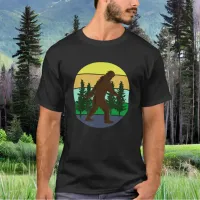 Sasquatch Believer | Vintage Sunset Bigfoot   T-Shirt