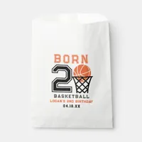 Born 2 Basketball | Sports Boy's 2nd Birthday Favor Bag