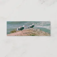 Bus. Card - Seagulls on Cliff