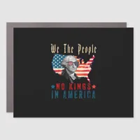 No Kings In America We The People Car Magnet